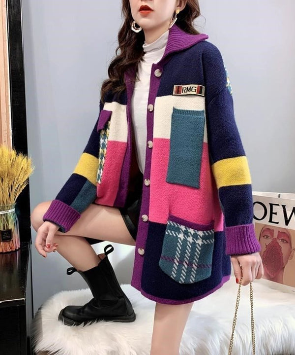 Panel Knit Cardigan